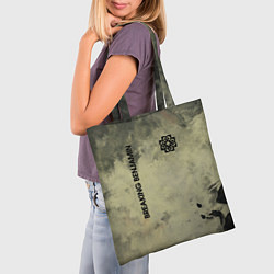Сумка-шопер Breaking Benjamin, цвет: 3D-принт — фото 2