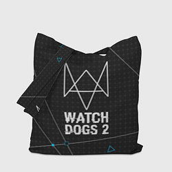 Сумка-шопер Watch Dogs 2: Tech Geometry, цвет: 3D-принт