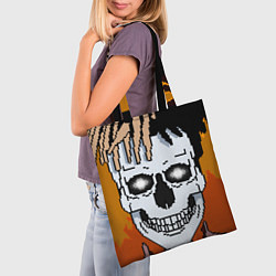 Сумка-шопер XXXtentacion Skull, цвет: 3D-принт — фото 2