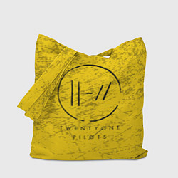 Сумка-шоппер 21 Pilots: Yellow Grunge