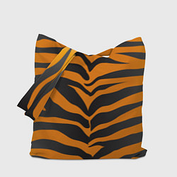 Сумка-шопер Шкура тигра, цвет: 3D-принт