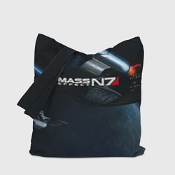Сумка-шопер Mass Effect N7, цвет: 3D-принт