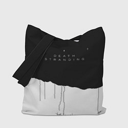 Сумка-шопер Death Stranding: Black & White, цвет: 3D-принт