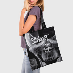 Сумка-шопер Slipknot Death, цвет: 3D-принт — фото 2