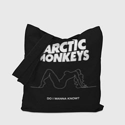 Сумка-шопер Arctic Monkeys: Do i wanna know?, цвет: 3D-принт
