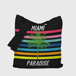 Сумка-шопер Miami Paradise, цвет: 3D-принт