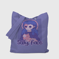 Сумка-шопер Sally Face: Violet Halo, цвет: 3D-принт