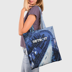 Сумка-шопер Detroit: Become Human, цвет: 3D-принт — фото 2