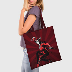 Сумка-шопер Harley Quinn, цвет: 3D-принт — фото 2