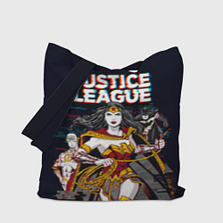 Сумка-шопер Justice League, цвет: 3D-принт