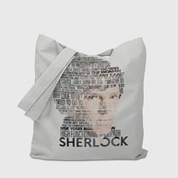 Сумка-шопер Sherlock, цвет: 3D-принт