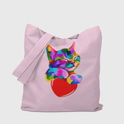 Сумка-шопер Кот, цвет: 3D-принт