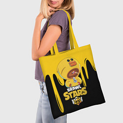 Сумка-шопер BRAWL STARS SALLY LEON, цвет: 3D-принт — фото 2