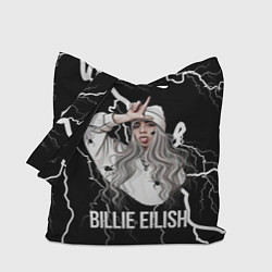 Сумка-шопер BILLIE EILISH, цвет: 3D-принт