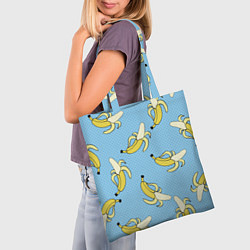Сумка-шопер Banana art, цвет: 3D-принт — фото 2