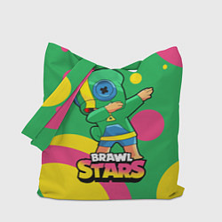 Сумка-шопер Brawl Stars Leon, Dab, цвет: 3D-принт