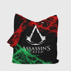 Сумка-шопер Assassin’s Creed: Red & Green, цвет: 3D-принт