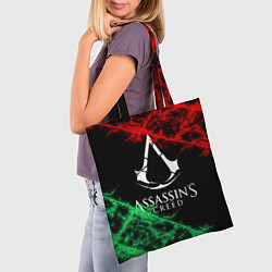Сумка-шопер Assassin’s Creed: Red & Green, цвет: 3D-принт — фото 2