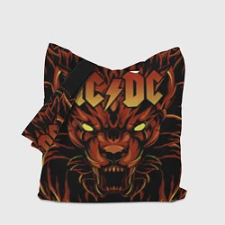 Сумка-шопер ACDC, цвет: 3D-принт