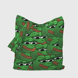 Сумка-шопер Pepe The Frog, цвет: 3D-принт