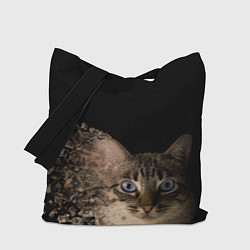 Сумка-шопер Disintegrating Cat, цвет: 3D-принт