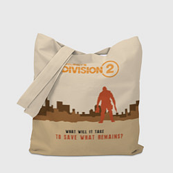 Сумка-шопер Tom Clancy's The Division 2, цвет: 3D-принт