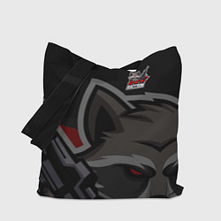 Сумка-шопер Форма Bad Raccoon, цвет: 3D-принт