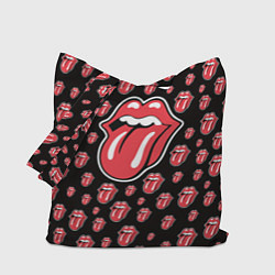 Сумка-шопер Rolling stones, цвет: 3D-принт