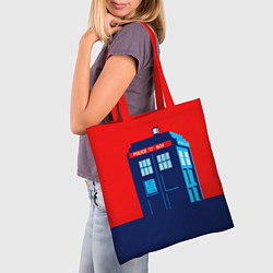 Сумка-шопер IN TARDIS WE TRUST, цвет: 3D-принт — фото 2