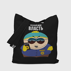 Сумка-шопер South Park Картман полицейский, цвет: 3D-принт