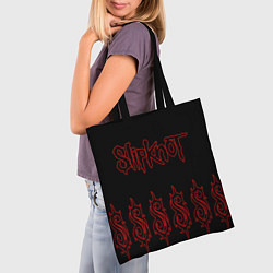 Сумка-шопер Slipknot 5, цвет: 3D-принт — фото 2