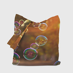 Сумка-шопер Мыльные пузыри, цвет: 3D-принт