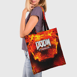 Сумка-шопер Doom Eternal, цвет: 3D-принт — фото 2