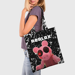 Сумка-шопер Roblox Piggy, цвет: 3D-принт — фото 2