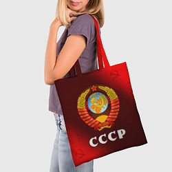 Сумка-шопер СССР USSR, цвет: 3D-принт — фото 2