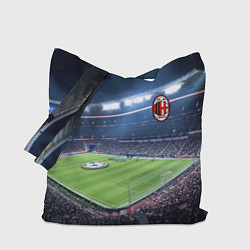 Сумка-шопер FC MILAN, цвет: 3D-принт