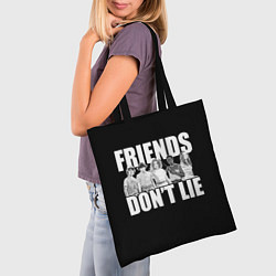 Сумка-шопер Friends Dont Lie, цвет: 3D-принт — фото 2