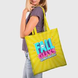 Сумка-шопер Fall Guys, цвет: 3D-принт — фото 2