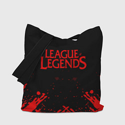 Сумка-шопер League of legends, цвет: 3D-принт