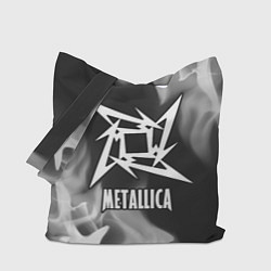 Сумка-шопер METALLICA МЕТАЛЛИКА, цвет: 3D-принт