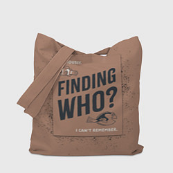 Сумка-шопер Finding Who?, цвет: 3D-принт