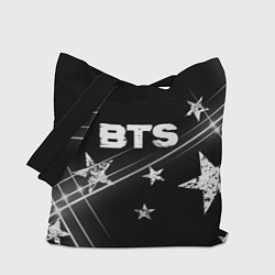 Сумка-шопер BTS бойбенд Stars, цвет: 3D-принт