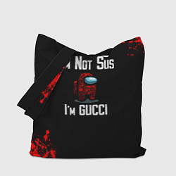 Сумка-шопер Among Us Gucci, цвет: 3D-принт