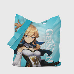 Сумка-шопер GENSHIN IMPACT, ДЖИНН, цвет: 3D-принт