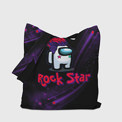 Сумка-шопер Among Us Rock Star, цвет: 3D-принт