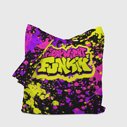 Сумка-шопер Friday Night Funkin, цвет: 3D-принт
