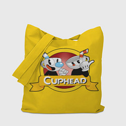 Сумка-шопер CUPHEAD КАПХЕД, цвет: 3D-принт