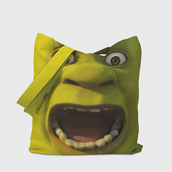Сумка-шопер Shrek is Yelling, цвет: 3D-принт