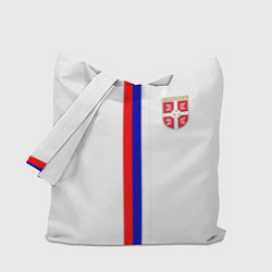 Сумка-шопер Сборная Сербии, цвет: 3D-принт