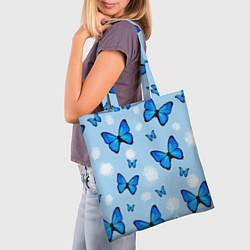Сумка-шопер Бабочки Моргенштерна, цвет: 3D-принт — фото 2